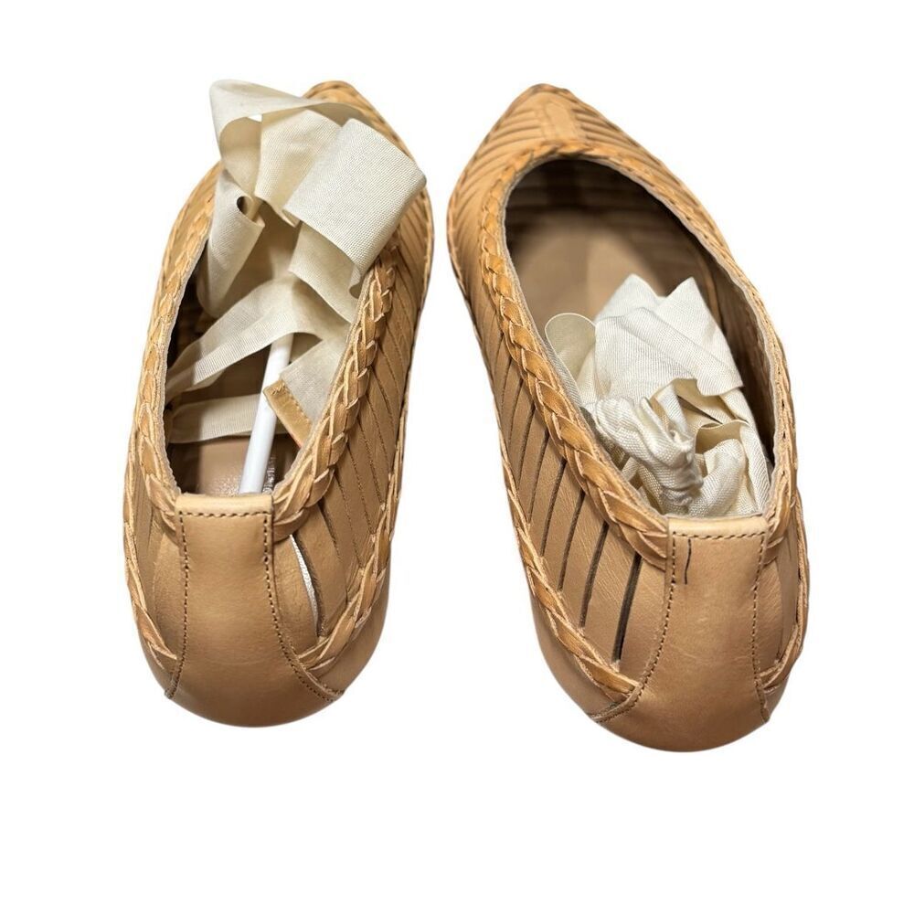 ULLA JOHNSON Ophelia Flat in Sand NWB Size 38/8 - Picture 8 of 12